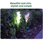 Lampada da giardino solare LED impermeabile IP55 4 teste