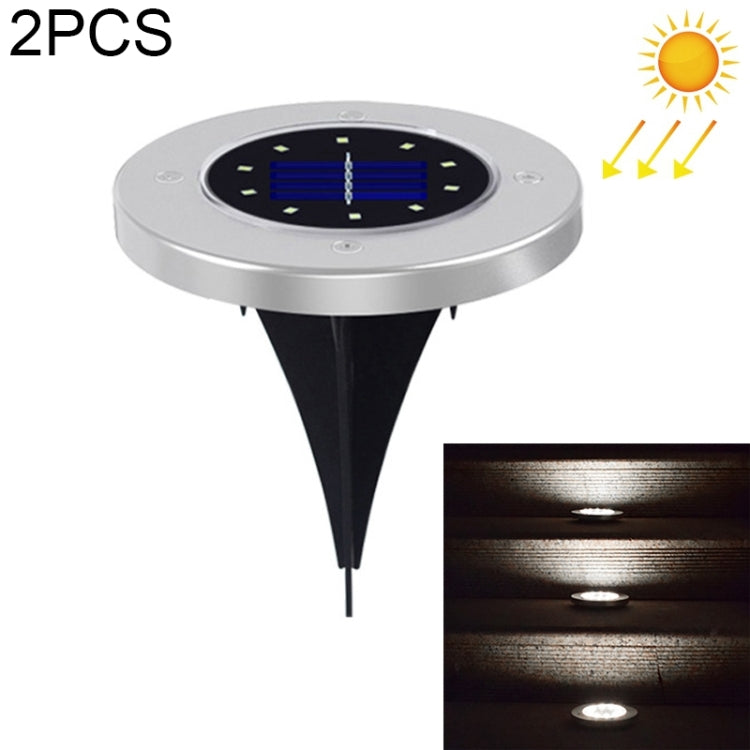 Lampada solare da giardino 10 LED IP65 impermeabile