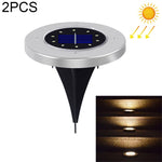 Lampada solare da giardino 10 LED impermeabile IP65