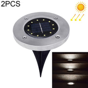 Lampada da terra solare 12 LED impermeabile IP65
