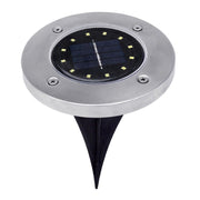 Lampada da terra solare 12 LED impermeabile IP65