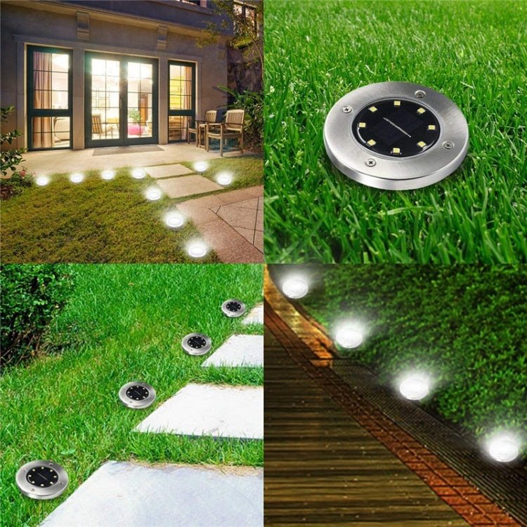 Lampada da terra solare 12 LED impermeabile IP65