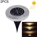 Lampada da terra solare 12 LED impermeabile IP65