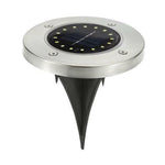 Set 2 lampade solari da giardino 16 LED IP65
