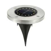 Set 2 lampade solari da giardino 16 LED IP65 impermeabili