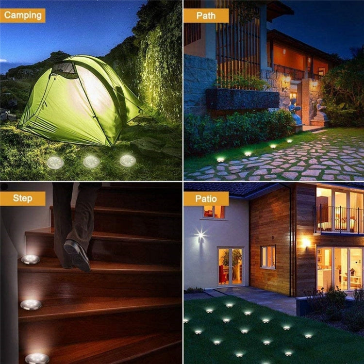 Set 2 lampade solari da giardino 16 LED IP65