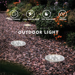 Set 2 lampade solari da giardino 16 LED IP65