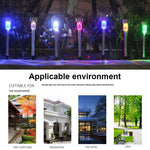Lampada da giardino solare LED impermeabile IP65 10 pezzi