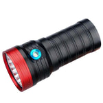 3 marce, DB18 18xT6, flusso luminoso: 5400lm Torcia LED, con 4 batterie 18650