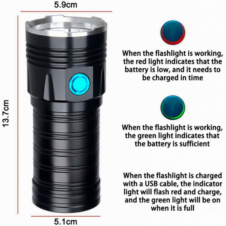 3 marce, K18MAX 18xT6, flusso luminoso: torcia LED 5400lm, senza batteria
