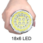 3 marce, K18MAX 18xT6, flusso luminoso: torcia LED 5400lm, senza batteria