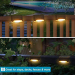 Lampada da giardino solare LED impermeabile IP65