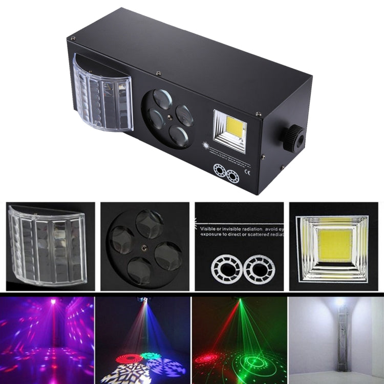Proiettore 4 in 1 Luce d'atmosfera per decorazioni sceniche per interni con supporto / Funzionamento automatico / Controllo del suono / DMX512, CA 90-240 V