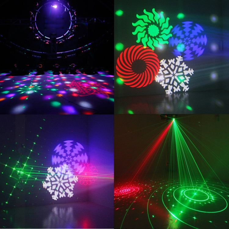 Proiettore 4 in 1 Luce d'atmosfera per decorazioni sceniche per interni con supporto / Funzionamento automatico / Controllo del suono / DMX512, CA 90-240 V