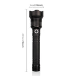 Flusso luminoso X92: torcia impermeabile a LED da 2000 lm, funzione di messa a fuoco retrattile