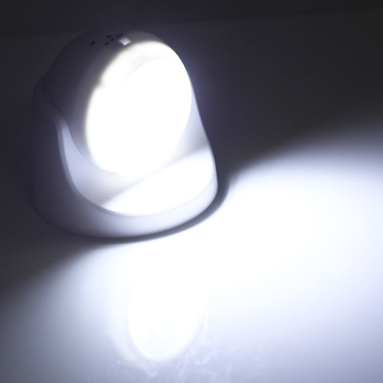 9 LED 240 LM 6000K Rotazione di 360 gradi Sensore di movimento wireless Luce per armadio / Luce notturna / Lampada da parete per camera da letto, soggiorno, bagno, corridoio