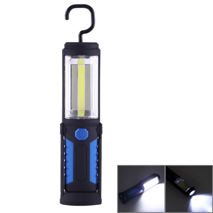 Luce portatile da lavoro di emergenza portatile con ricarica USB multifunzione da 400 LM con gancio magnetico e girevole a 360 gradi