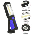 Luce portatile da lavoro di emergenza portatile con ricarica USB multifunzione da 400 LM con gancio magnetico e girevole a 360 gradi