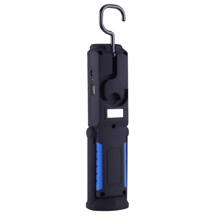 Luce portatile da lavoro di emergenza portatile con ricarica USB multifunzione da 400 LM con gancio magnetico e girevole a 360 gradi