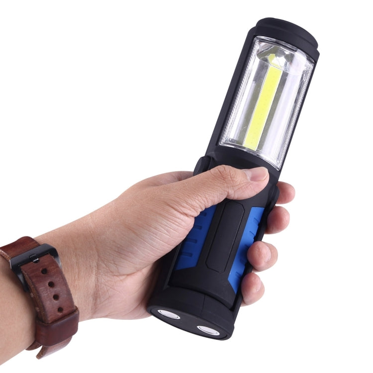Luce portatile da lavoro di emergenza portatile con ricarica USB multifunzione da 400 LM con gancio magnetico e girevole a 360 gradi