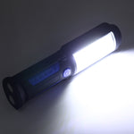 Luce portatile da lavoro di emergenza portatile con ricarica USB multifunzione da 400 LM con gancio magnetico e girevole a 360 gradi
