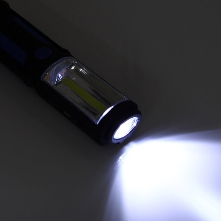 Luce portatile da lavoro di emergenza portatile con ricarica USB multifunzione da 400 LM con gancio magnetico e girevole a 360 gradi