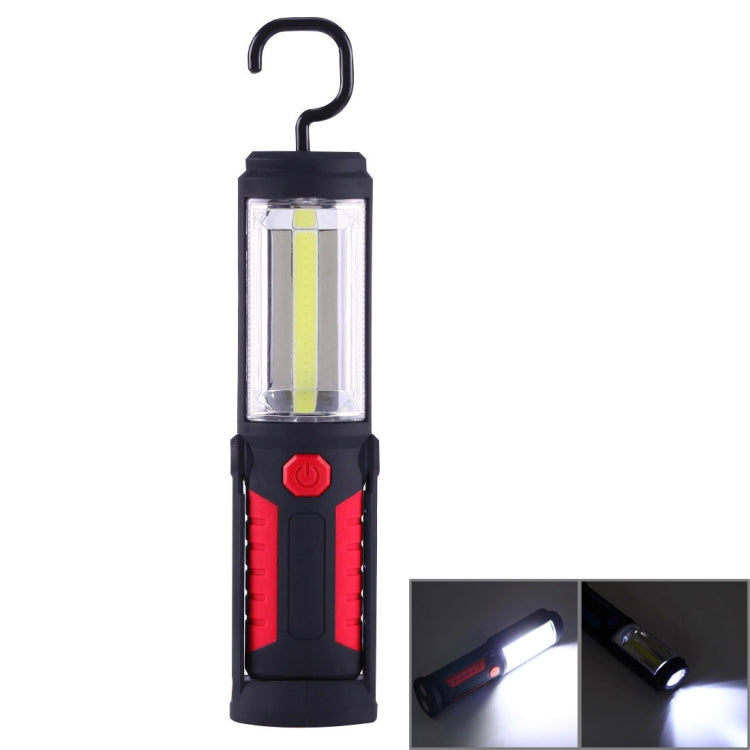 Luce portatile da lavoro di emergenza portatile con ricarica USB multifunzione da 400 LM con gancio magnetico e girevole a 360 gradi