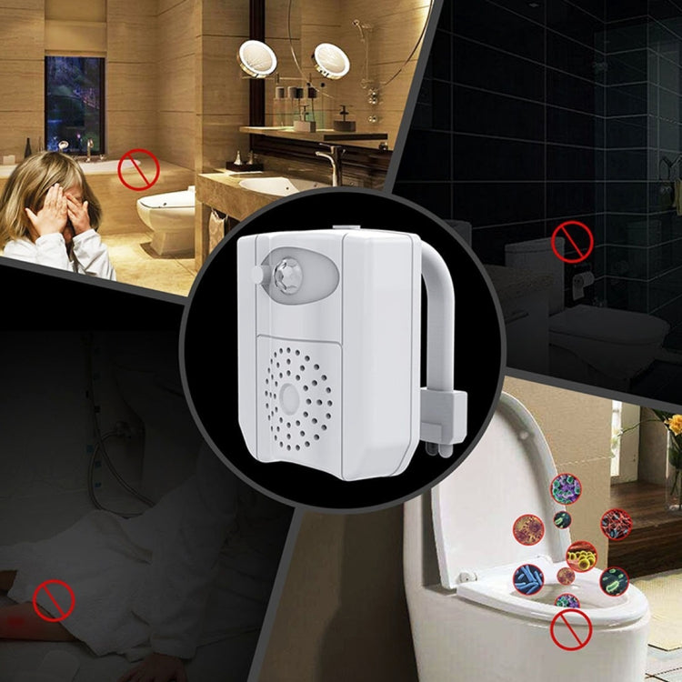 Luce notturna per sedile del bagno del WC domestico, DC 5V, PIR Motion UV Sterilization Light