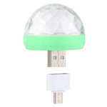 Luce da palco con sfera magica in cristallo LED USB RGB da 4 W con adattatore micro USB, with Micro USB Adapter