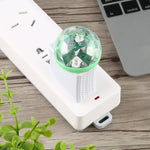 Luce da palco con sfera magica in cristallo LED USB RGB da 4 W con adattatore a 8 pin, with 8 Pin Adapter