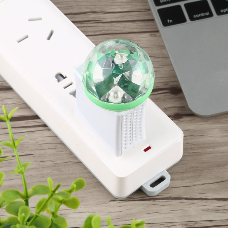 Luce da palco con sfera magica in cristallo LED USB RGB da 4 W con adattatore a 8 pin, with 8 Pin Adapter