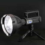 W590 P50 Torcia LED potente ricaricabile da 10 W Proiettore per esterni a 4 modalità con treppiede, W590 P50