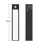 Lampade da parete per corridoio armadio guardaroba ricaricabile con barra luminosa originale Xiaomi Youpin YEELIGHT LED da 20 cm con sensore di movimento umano intelligente, 20cm