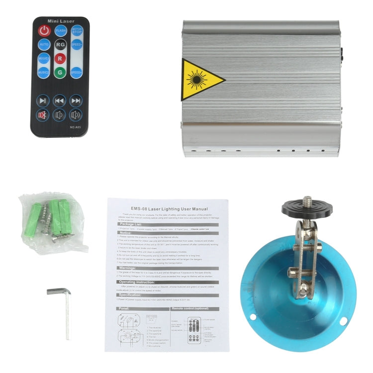 Luce da palco laser EMS-08 5V LED