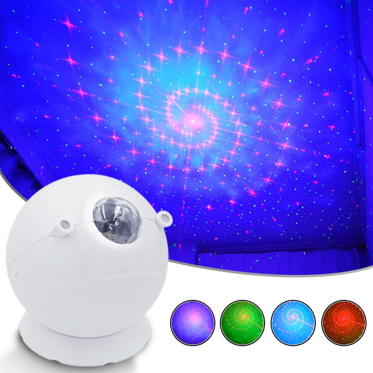Lampada proiezione laser nebulosa 5W USB-C con telecomando