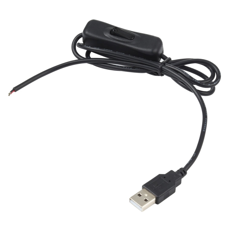 Cavo di alimentazione con connettore elettrico USB per barra luminosa a LED, con interruttore, lunghezza cavo: 1 m