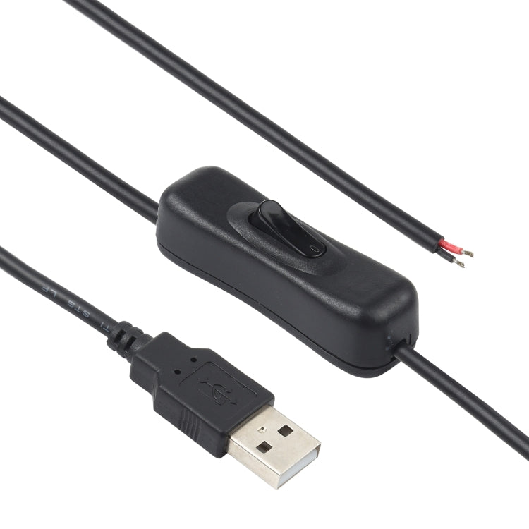 Cavo di alimentazione con connettore elettrico USB per barra luminosa a LED, con interruttore, lunghezza cavo: 1 m