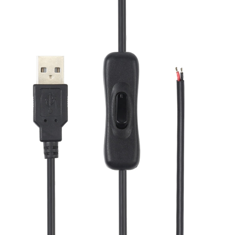 Cavo di alimentazione con connettore elettrico USB per barra luminosa a LED, con interruttore, lunghezza cavo: 1 m