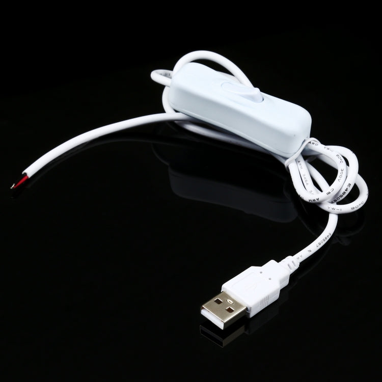 Cavo di alimentazione con connettore elettrico USB per barra luminosa a LED, con interruttore, lunghezza cavo: 1 m