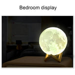 Luce notturna a risparmio energetico LED con ricarica USB con base di supporto in legno, Touch 2-color(8cm), Touch 7-color(8cm)