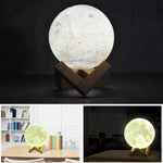 Luce notturna a risparmio energetico LED con ricarica USB con base di supporto in legno, Touch 2-color(15cm), Touch 7-color(15cm)