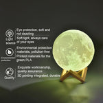 Luce notturna a risparmio energetico LED con ricarica USB con base di supporto in legno, Touch 2-color(15cm), Touch 7-color(15cm)