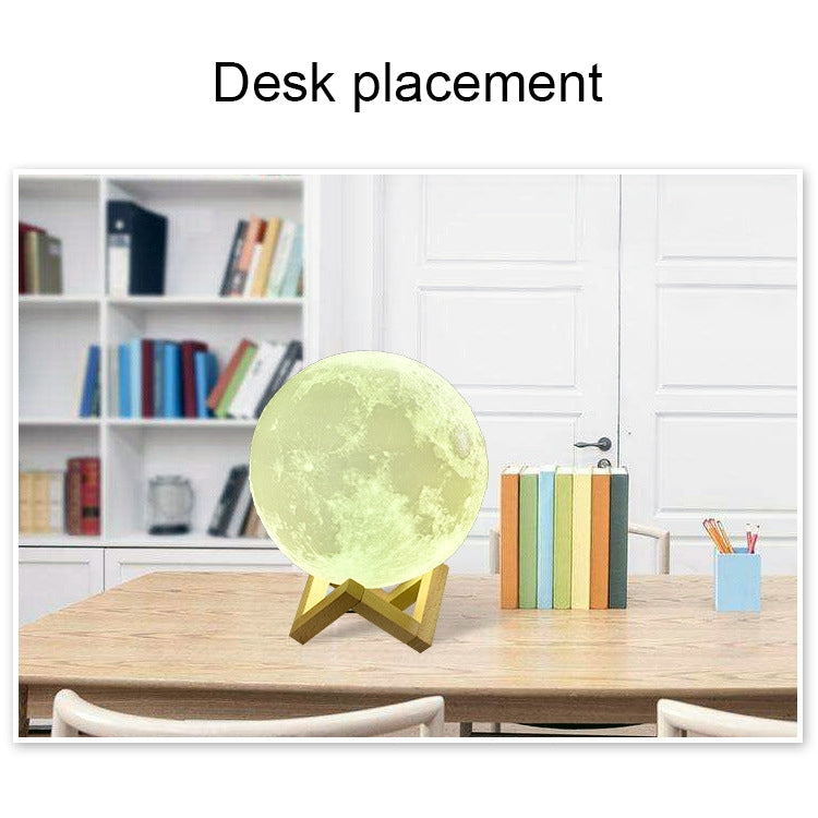 Luce notturna a risparmio energetico LED con ricarica USB con base di supporto in legno, Touch 2-color(15cm), Touch 7-color(15cm)