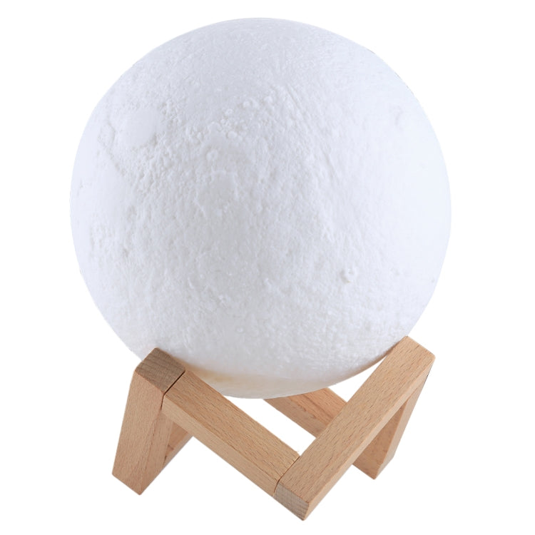 Luce notturna a risparmio energetico LED con ricarica USB a 16 colori cangianti con base di supporto in legno e telecomando, Touch with Remote Control 16-color(15cm)