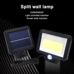 Lampada da parete solare con sensore corpo umano IP65
