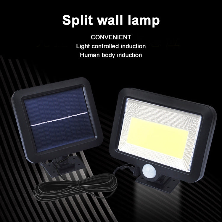 Lampada da parete solare con sensore corpo umano IP65