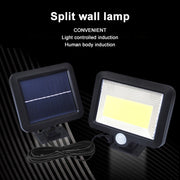 Lampada da parete solare con sensore corpo umano IP65