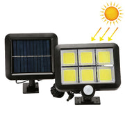 Lampada da parete solare con sensore movimento IP65