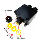 Scatola di giunzione impermeabile IP68 con terminale, 3 in 1