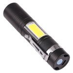 Torcia tascabile Luce forte 3 modalità Ricaricabile tramite USB, 9